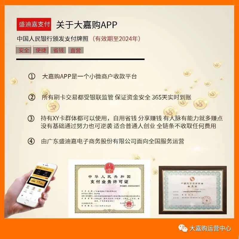 盛迪嘉支付大嘉购安全稳定,大嘉购是什么?