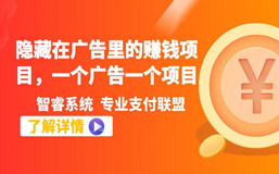 隐藏在广告里的赚钱项目,一个广告一个项目