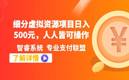 细分虚拟资源项目日入500元，人人皆可操作，具体流程了解下