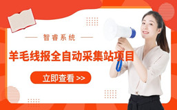 羊毛线报全自动采集站项目