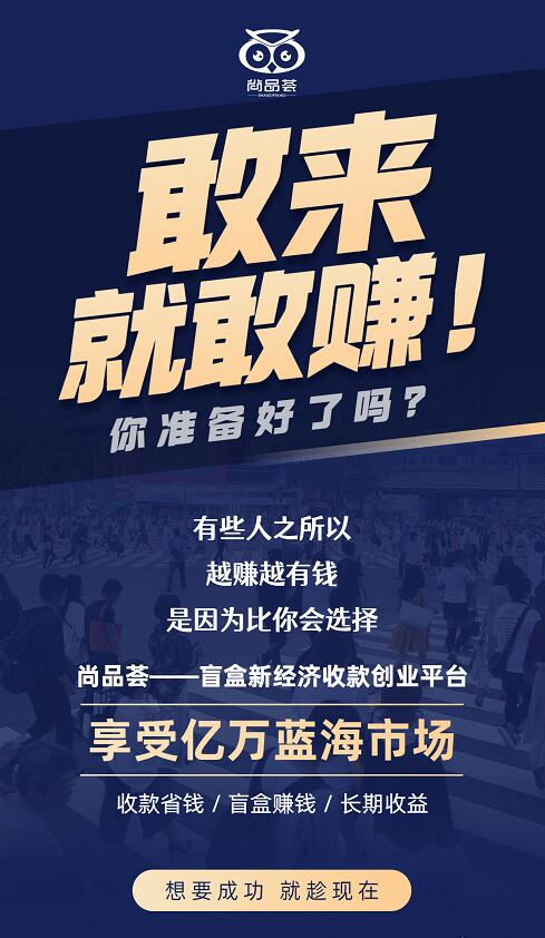 尚品荟,内排,内排,内排,盲盒电商+无卡支付,全国火爆
