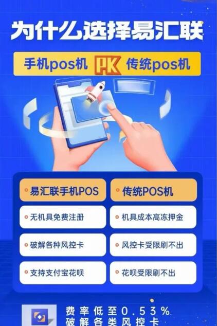 易汇联POS 手机APP注册流程附加使用流程推广流程!