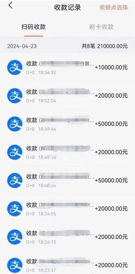多家支付公司上线支付宝行业大额码,单笔信用卡30万!吊炸天!