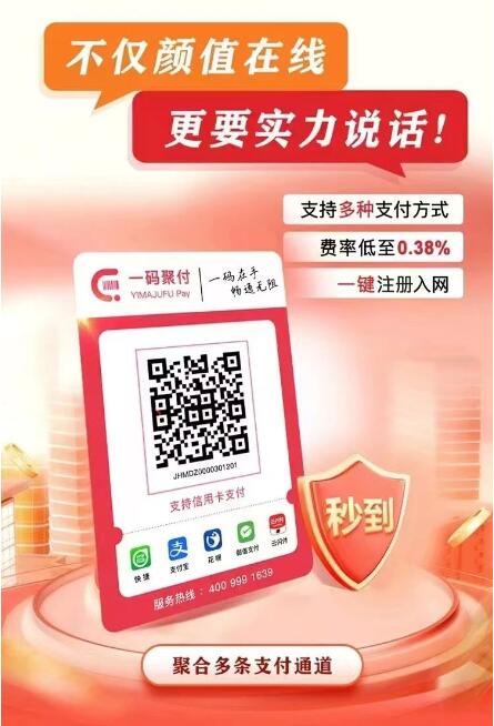 只是做个朋友圈分享,每天被动收入大几百。新一代聚合收款码,一张码聚合8通道