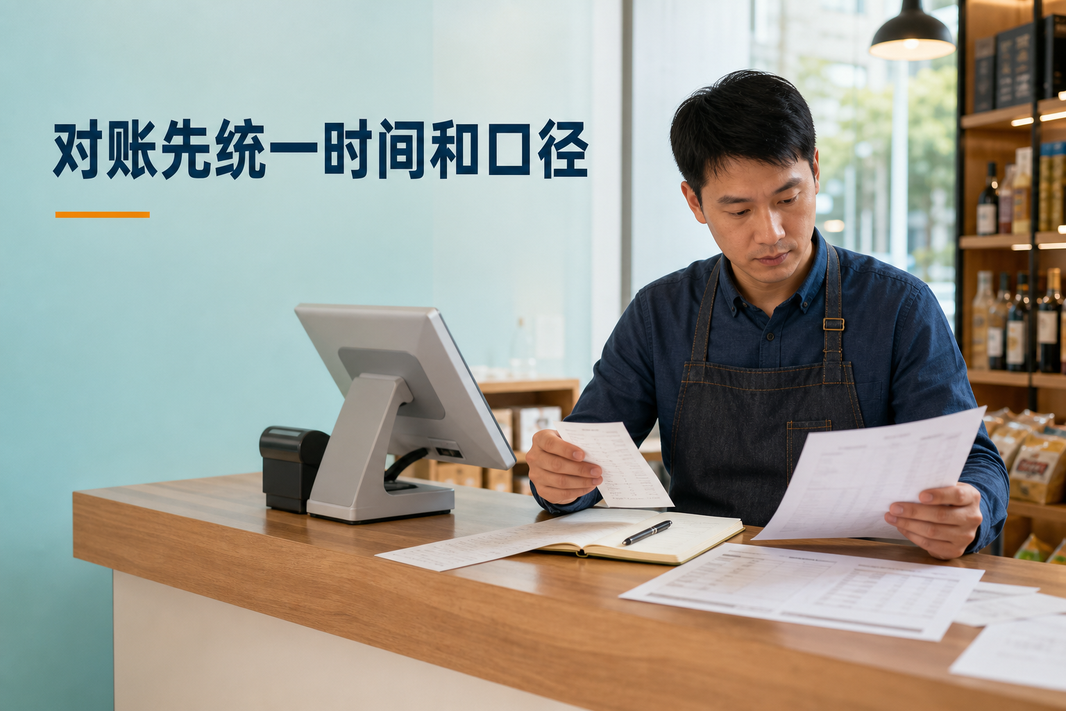 营业额、收款额和到账额为什么对不上?门店日结先分清这4本账
