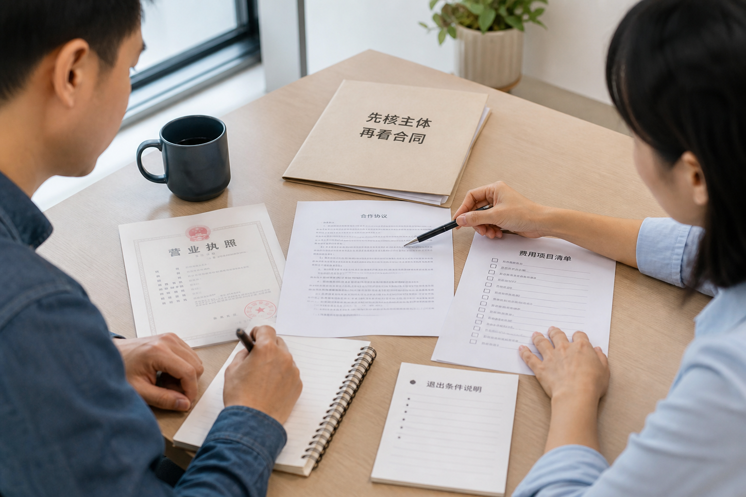 副业项目尽调指南:合作前把公司、收费和退出条件查清楚