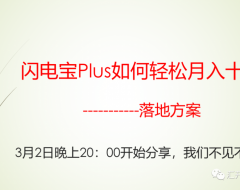 闪电宝PLUS如何轻松月入十万