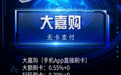 【大嘉购】无卡支付领航者！广东盛迪嘉支付公司官方网自营的聚合支付