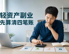 轻资产副业真的“轻”吗?做代理前先把这4笔账算明白