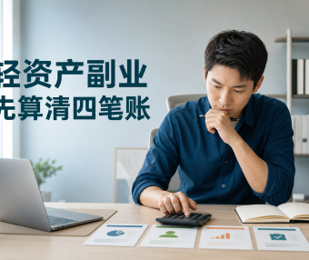 轻资产副业真的“轻”吗?做代理前先把这4笔账算明白