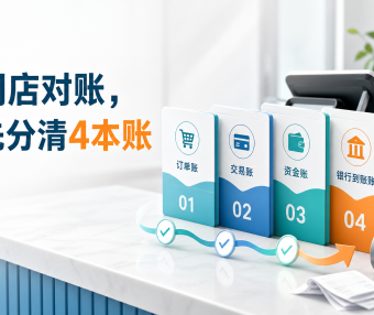 营业额、收款额和到账额为什么对不上?门店日结先分清这4本账