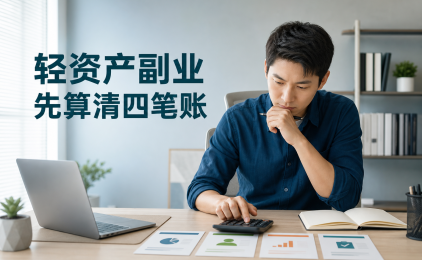 轻资产副业真的“轻”吗?做代理前先把这4笔账算明白