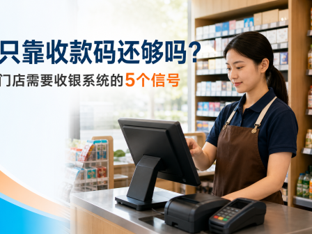 门店出现这5个信号,说明只靠收款码已经不够了