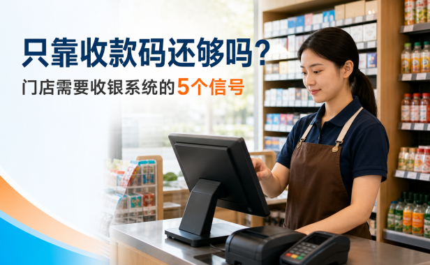 门店出现这5个信号,说明只靠收款码已经不够了