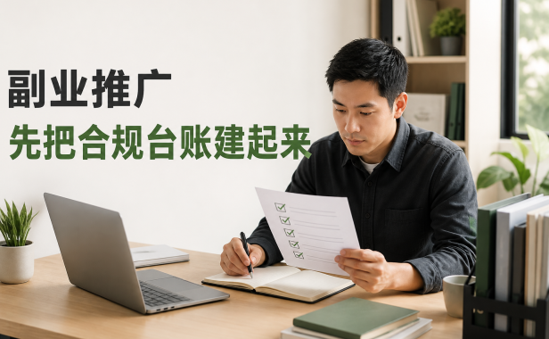 2026做副业项目推广,先把这套“内容合规台账”建起来