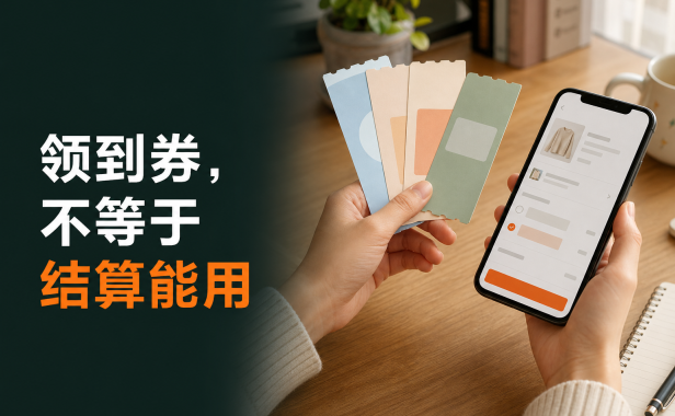 优惠券领到了，结算时为什么用不了？2026下单前先查这6项