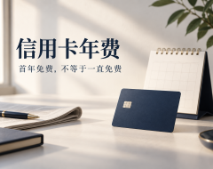 信用卡首年免年费,第二年呢?网申前把持卡成本算清楚