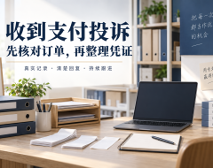 收到支付投诉通知后,商户怎样整理交易凭证?
