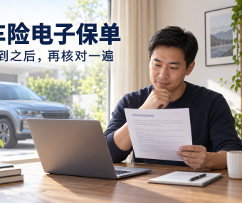 车险电子保单收到了,还要核对什么?把验真、车辆信息和保险期间查完整