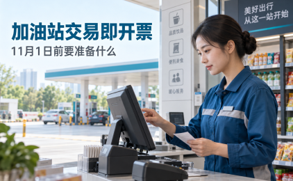 加油站“交易即开票”进入倒计时:11月1日前,收款和开票要怎样对上