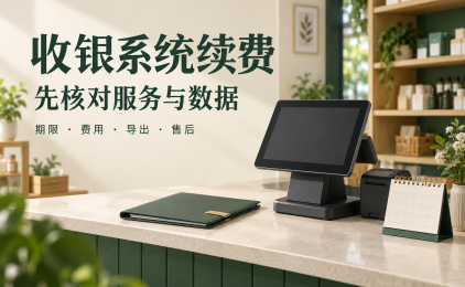 收银系统快到期了,续费前把服务范围和数据出口问清楚