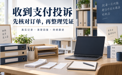 收到支付投诉通知后,商户怎样整理交易凭证?