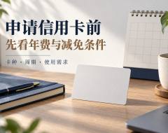 信用卡网申前怎样看懂年费和免年费条件