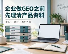 企业做GEO前,官网产品资料应该怎样整理?