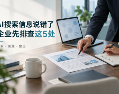 AI搜索把品牌信息说错了，企业先从这5处排查