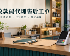 收款码代理接到门店故障求助,怎样提交一次能被处理的工单?