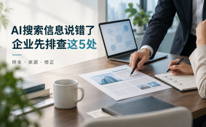AI搜索把品牌信息说错了，企业先从这5处排查