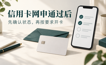信用卡网申通过后就能使用吗?先看通知、面签和激活要求