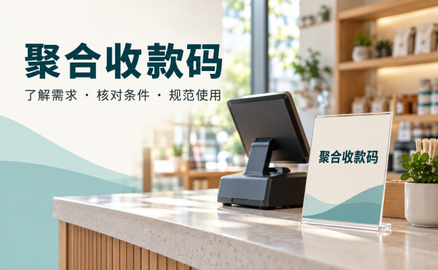 聚合收款码怎么办理?商户资料、签约和开通核对指南